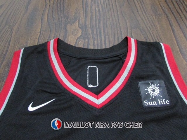 Maillot Authentique Toronto Raptors Lowry 2017-18 7 Noir